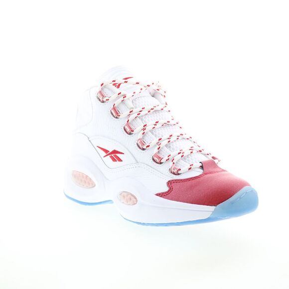 Reebok Mens Question Mid White Shoes (NWT) - Picture 2 of 7